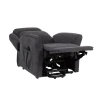 New York Dual Motor Riser Recliner in Graphite Grey